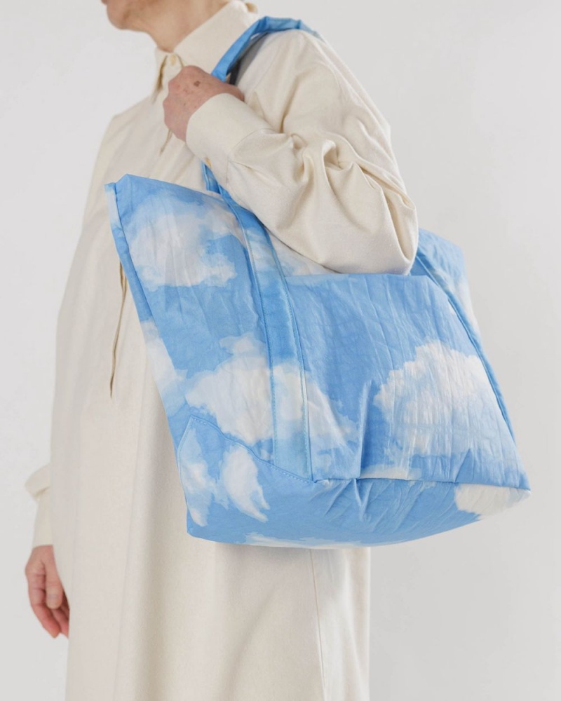 Borse Tote Baggu Cloud Blu Bianche | MLVIO5196