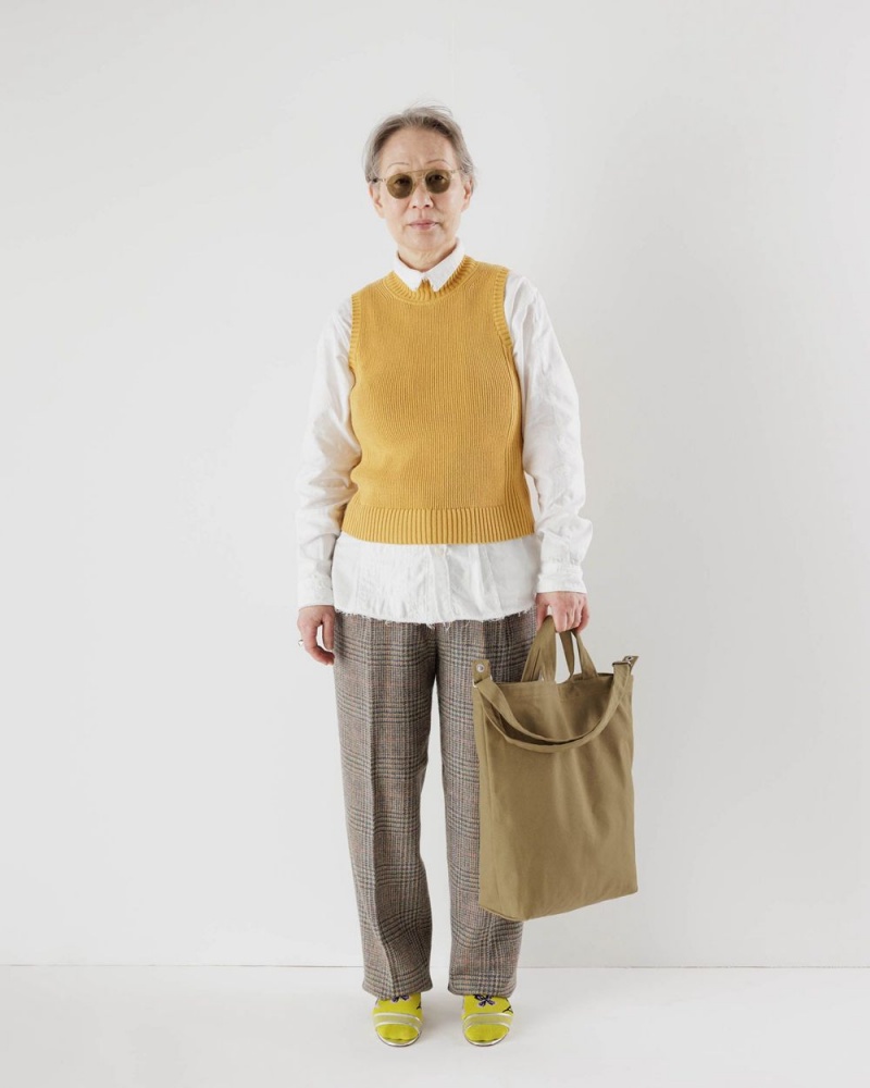 Borse Tote Baggu Duck Khaki | CIOTR3678