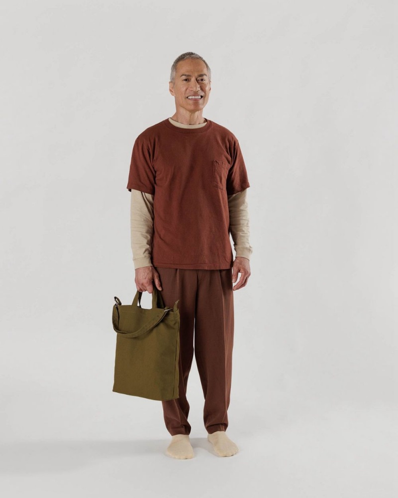 Borse Tote Baggu Duck Verde Oliva | PNTLO6158