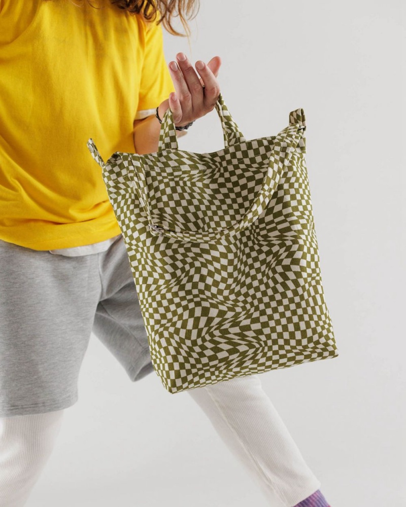 Borse Tote Baggu Duck Verde Oliva | TOHQC4360