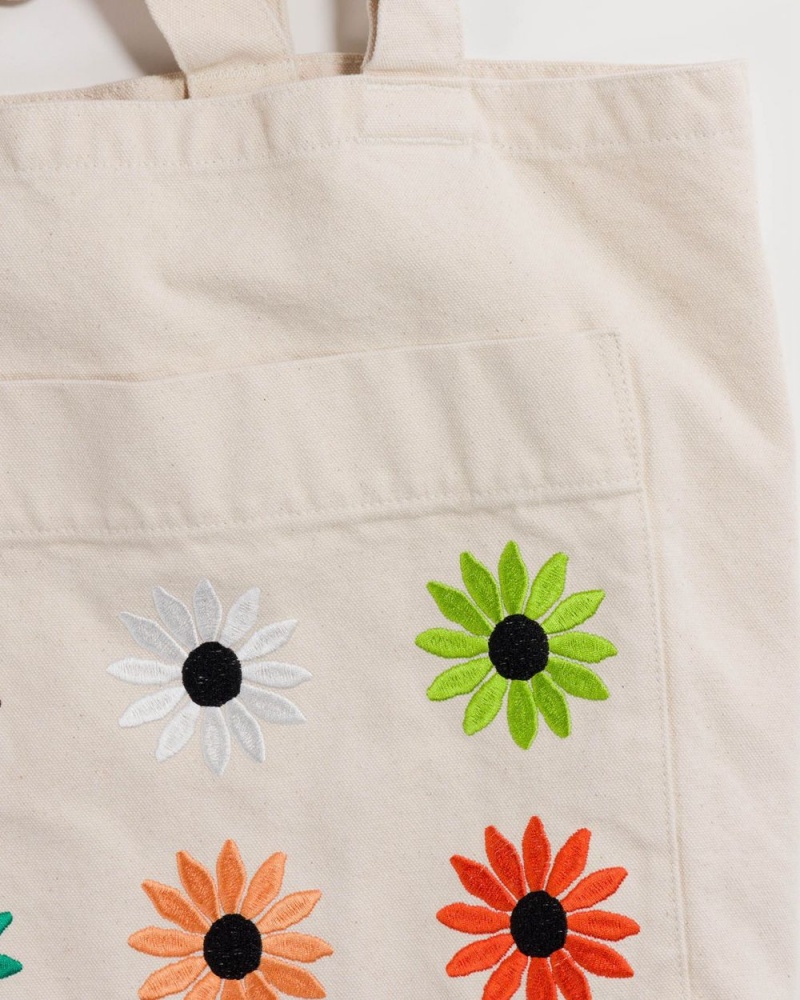 Borse Tote Baggu Giant Pocket Bianche | UASOK7351