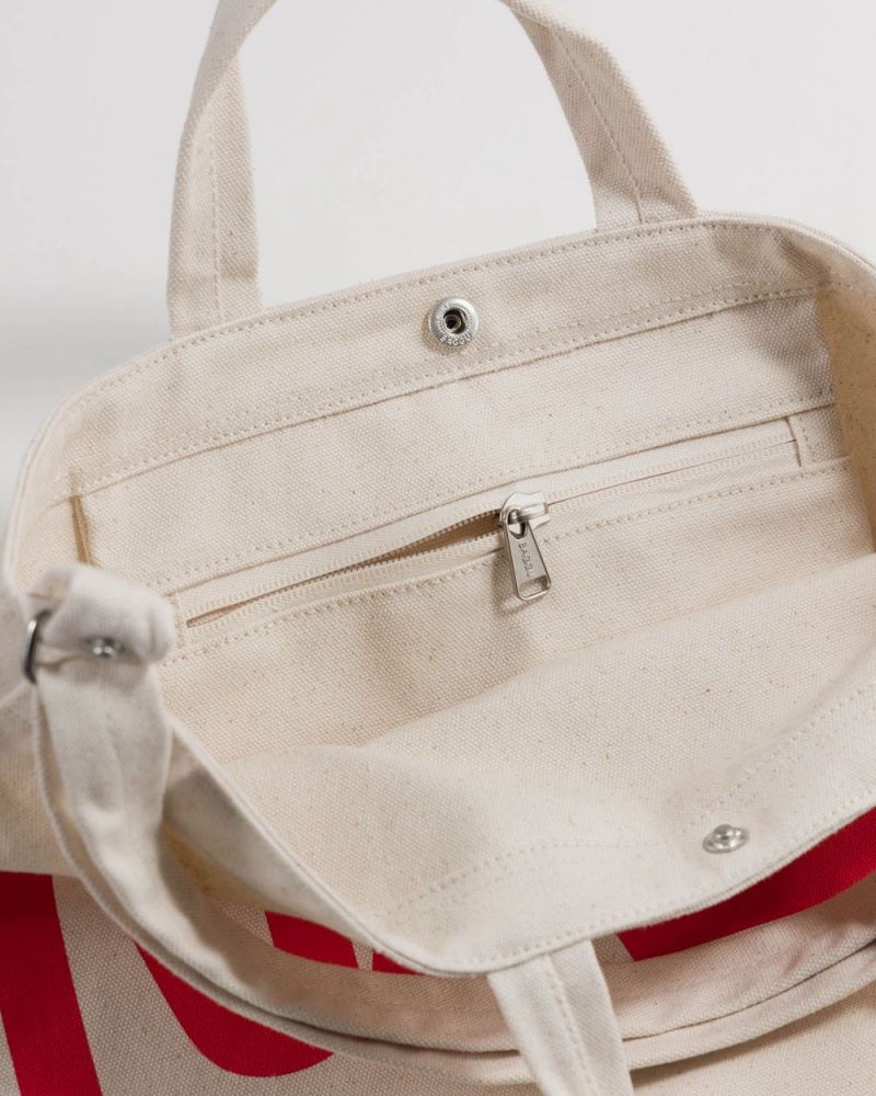 Borse Tote Baggu Horizontal Duck Beige | HEPIR8502