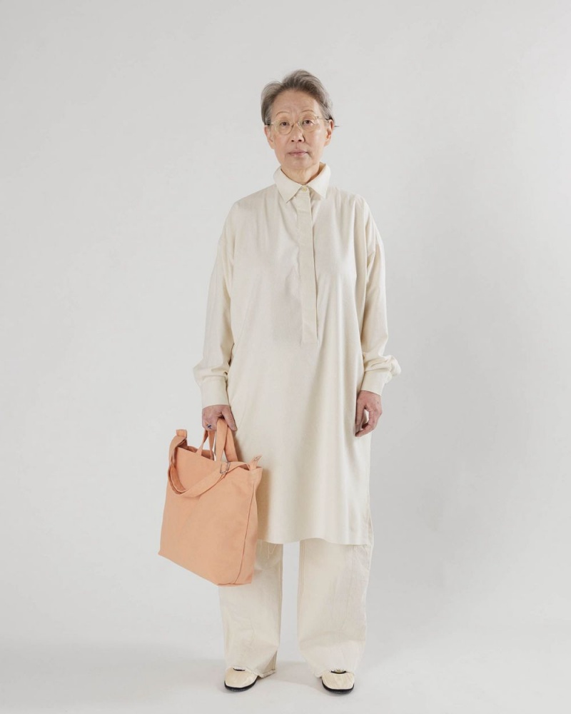 Borse Tote Baggu Horizontal Duck Beige | FWMGJ5604