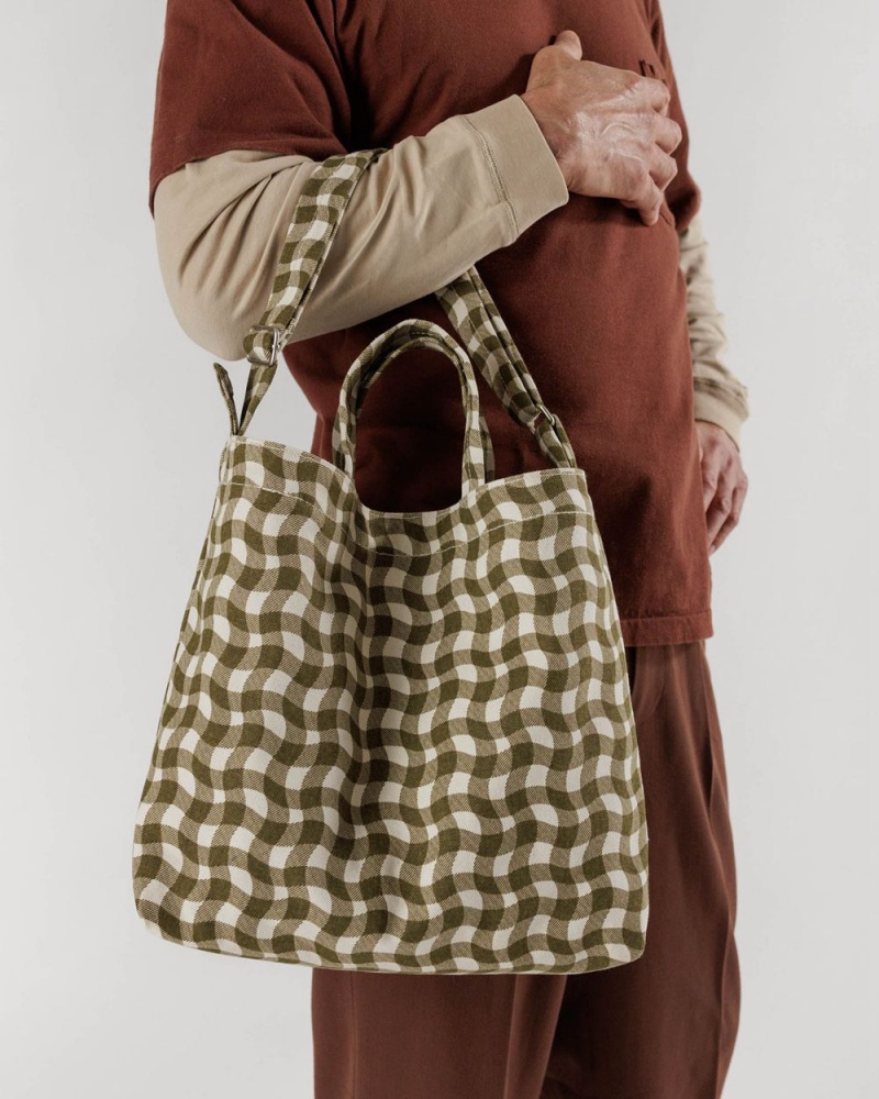 Borse Tote Baggu Horizontal Duck Marroni | PMIZS5964