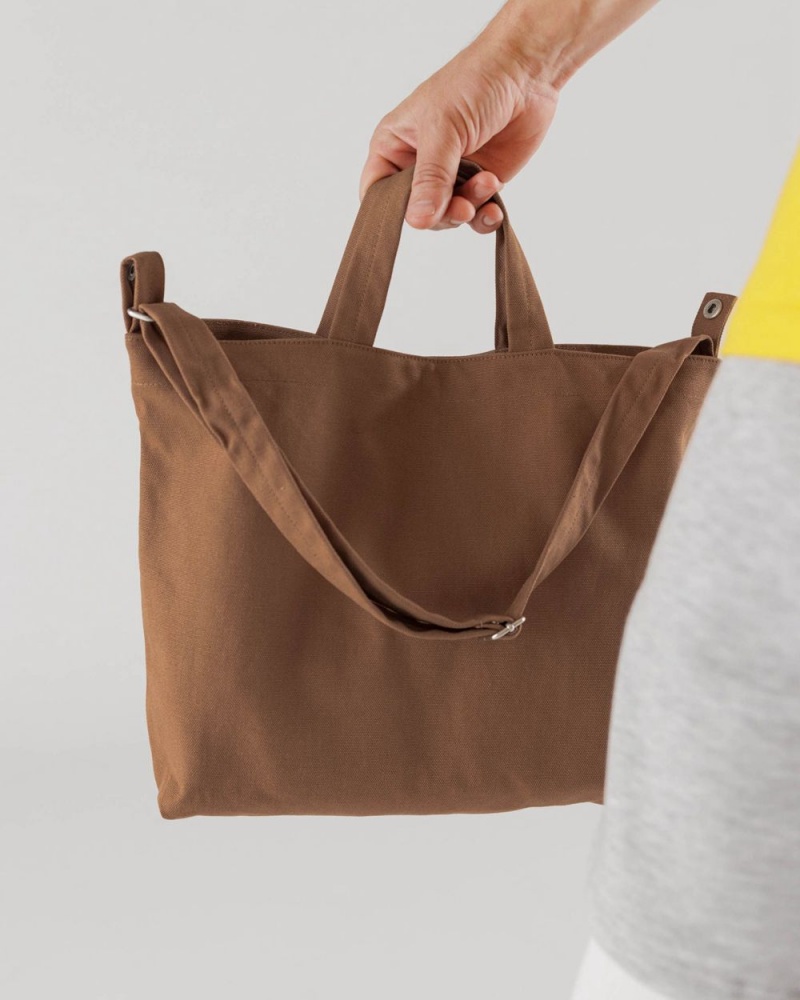 Borse Tote Baggu Horizontal Duck Marroni | WDJHP0514