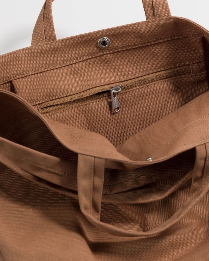 Borse Tote Baggu Horizontal Duck Marroni | WDJHP0514