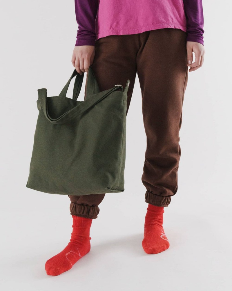 Borse Tote Baggu Horizontal Duck Verdi | PAIWM9602