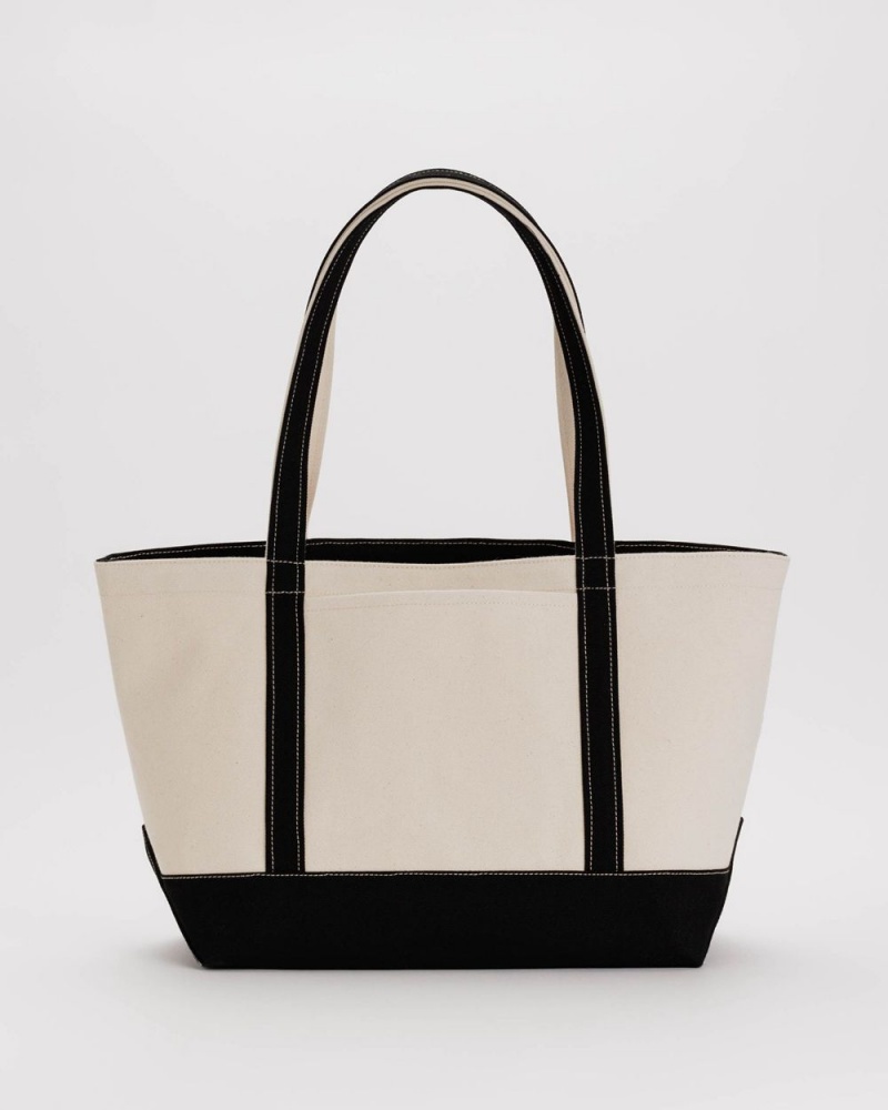 Borse Tote Baggu Medium Heavyweight Tela Nere | YEZNL7934