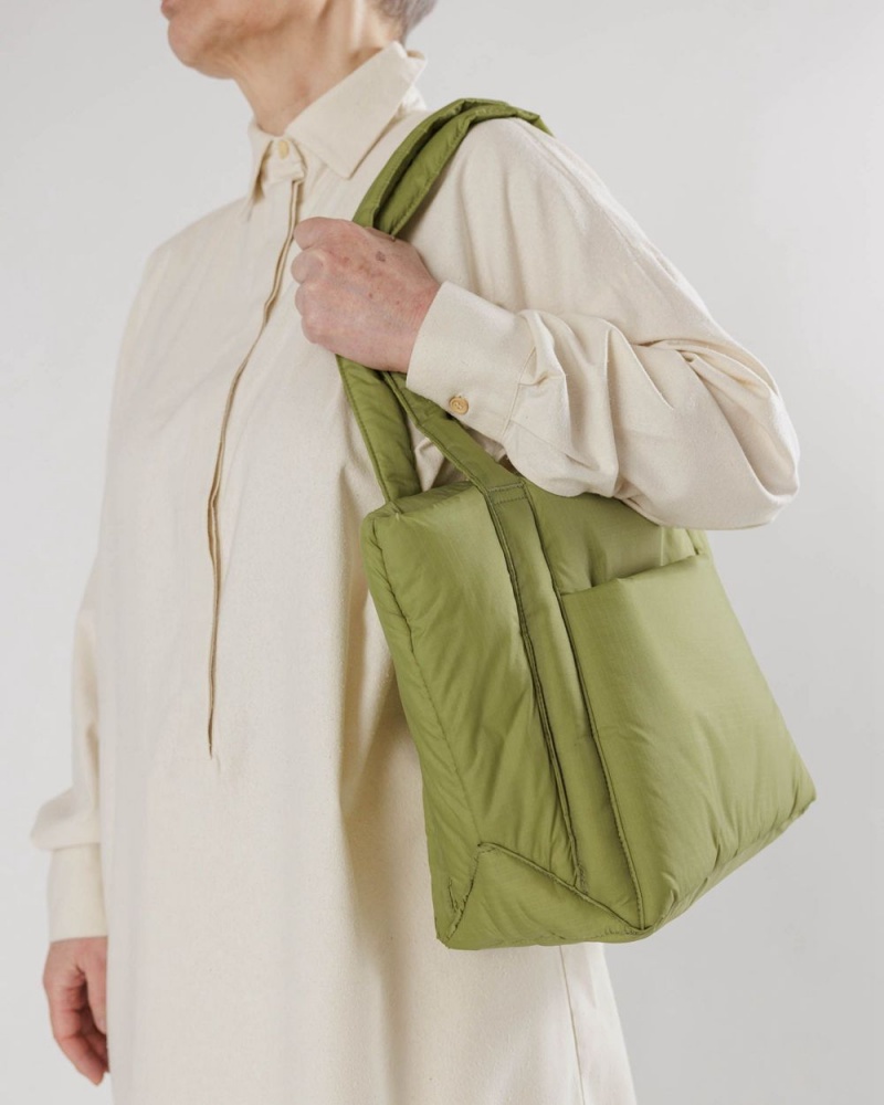 Borse Tote Baggu Puffy Mini Verde Oliva | JSGEL2634
