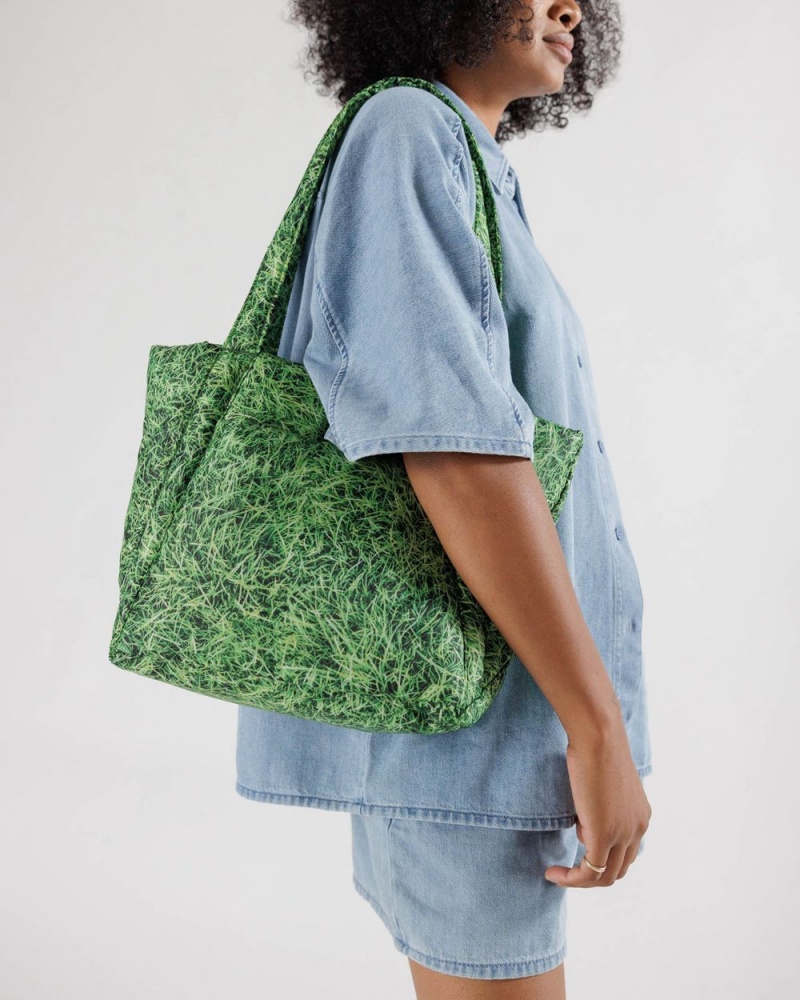Borse Tote Baggu Puffy Mini Verdi | NGDWH6017