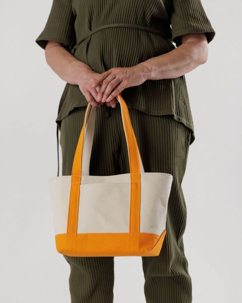 Borse Tote Baggu Small Heavyweight Tela Arancioni | HRAIU9846
