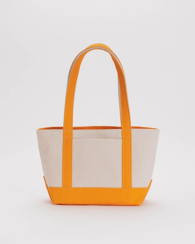 Borse Tote Baggu Small Heavyweight Tela Arancioni | HRAIU9846