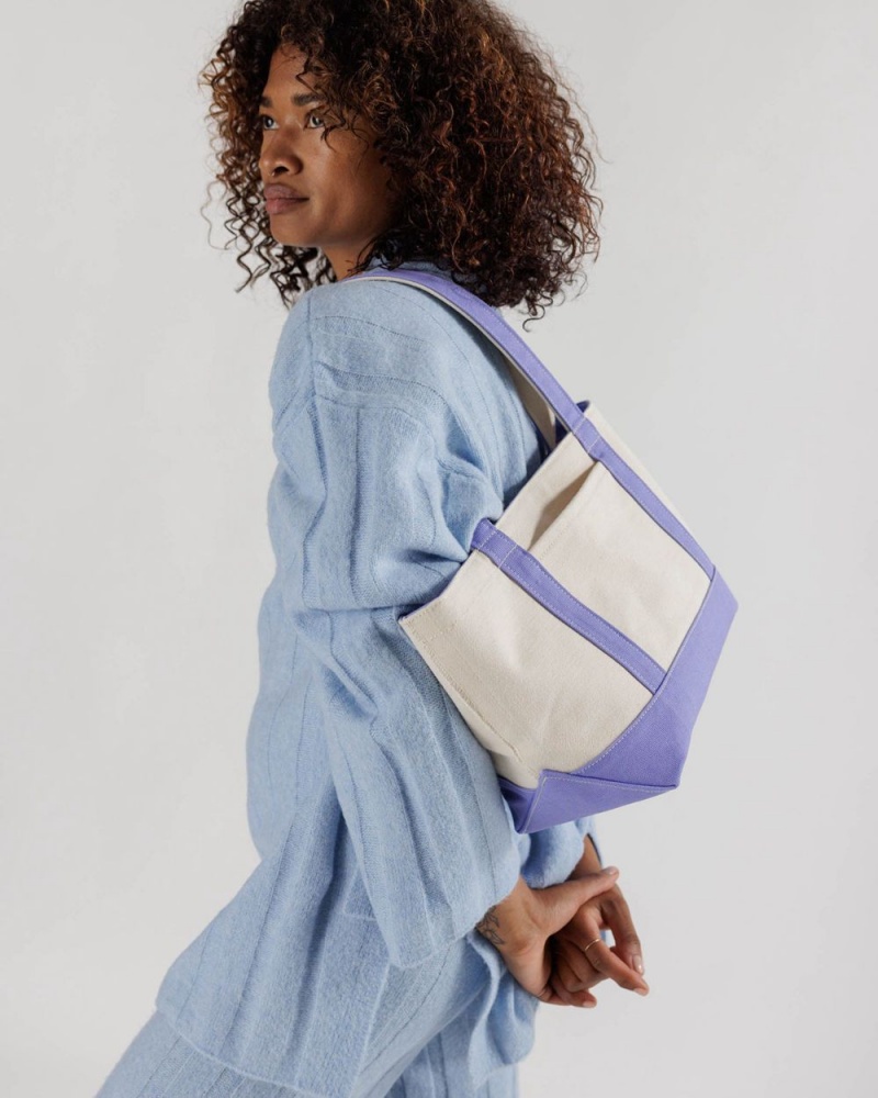 Borse Tote Baggu Small Heavyweight Tela Blu | PSVNT4879