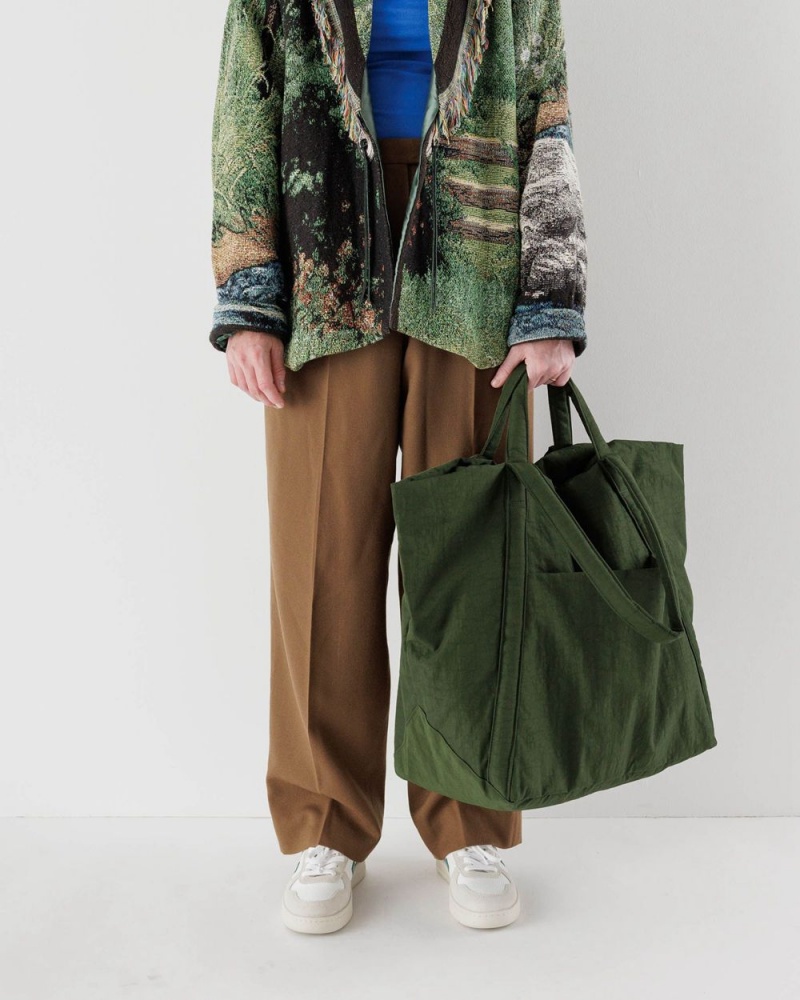 Borse Tote Baggu Travel Cloud Verde Oliva | ZXWTV3912