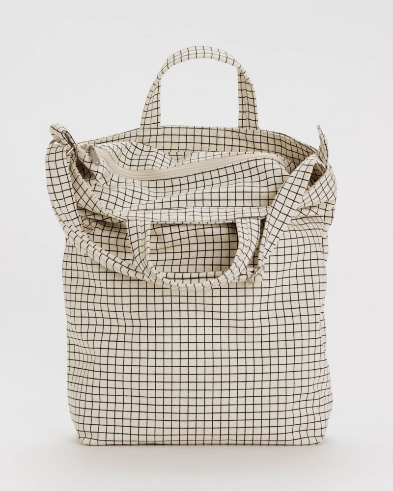 Borse Tote Baggu Zip Duck Beige | CAYXL4057