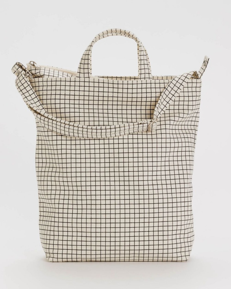 Borse Tote Baggu Zip Duck Beige | CAYXL4057