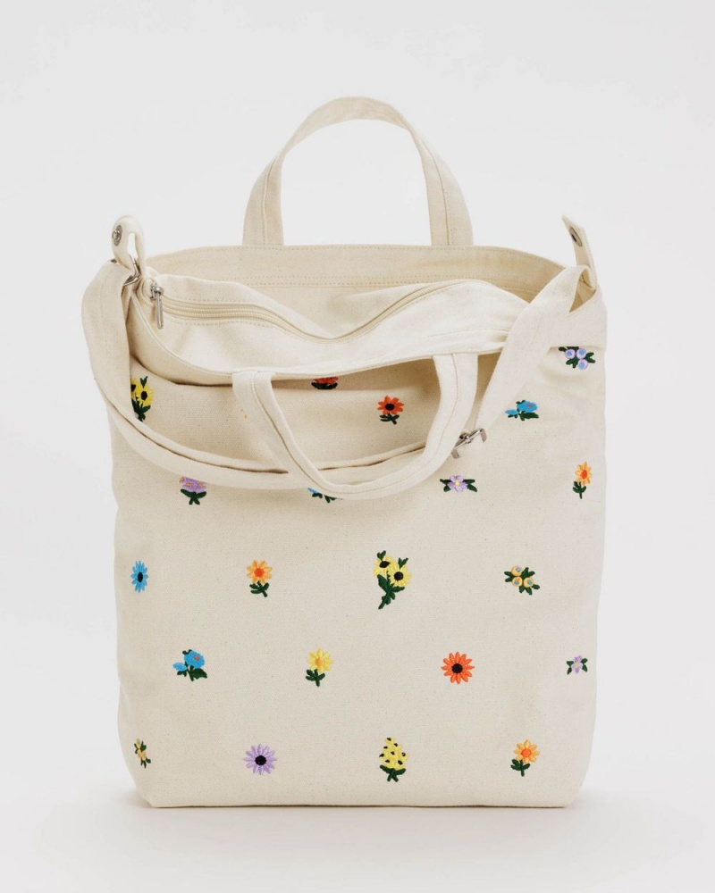 Borse Tote Baggu Zip Duck Bianche | TMCQK4879