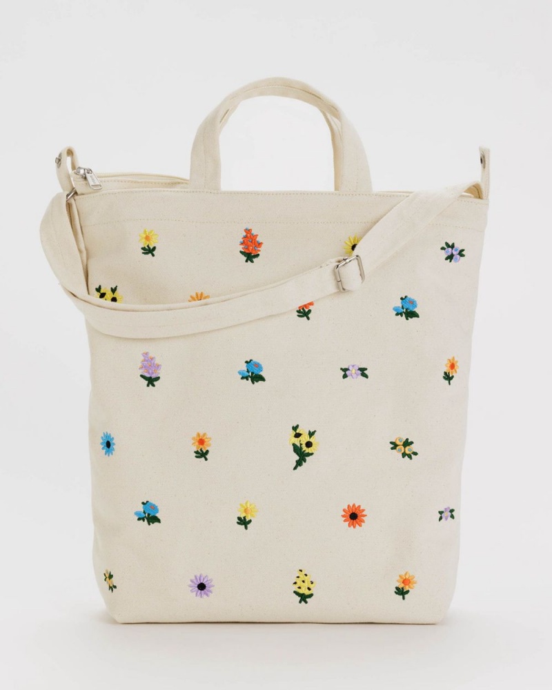 Borse Tote Baggu Zip Duck Bianche | TMCQK4879