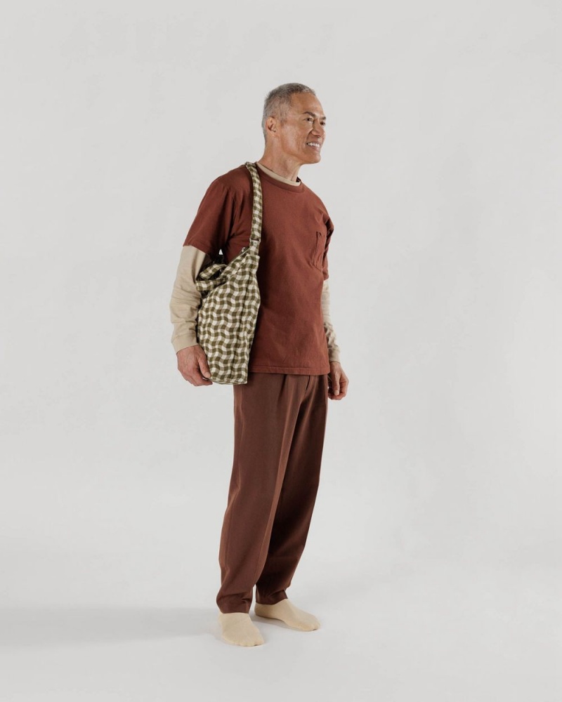 Borse Tote Baggu Zip Duck Marroni | VBXOJ5281