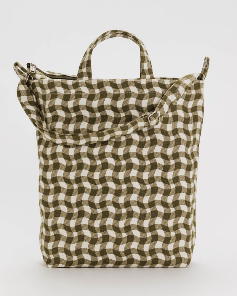 Borse Tote Baggu Zip Duck Marroni | VBXOJ5281
