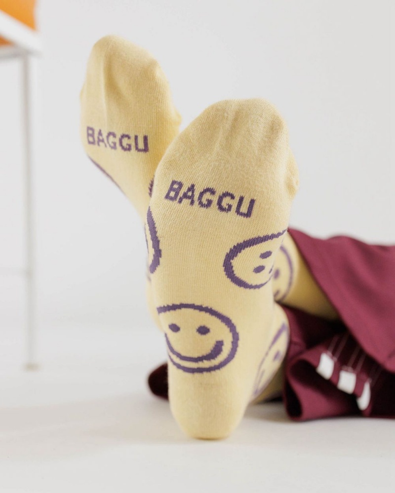 Calzini Baggu Crew Gialle | DUKGT9516