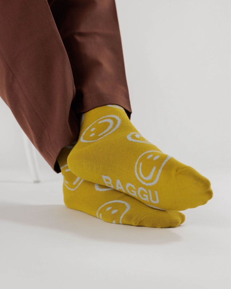 Calzini Baggu Crew Gialle | WUXZO9562