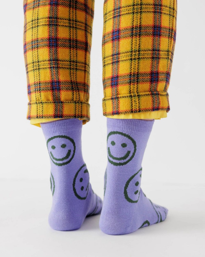 Calzini Baggu Crew Lavanda | FOUMT0342