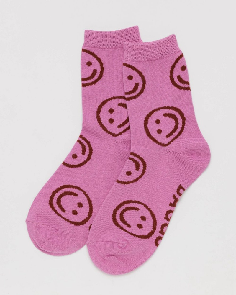 Calzini Baggu Crew Rosa | XNMWU0351