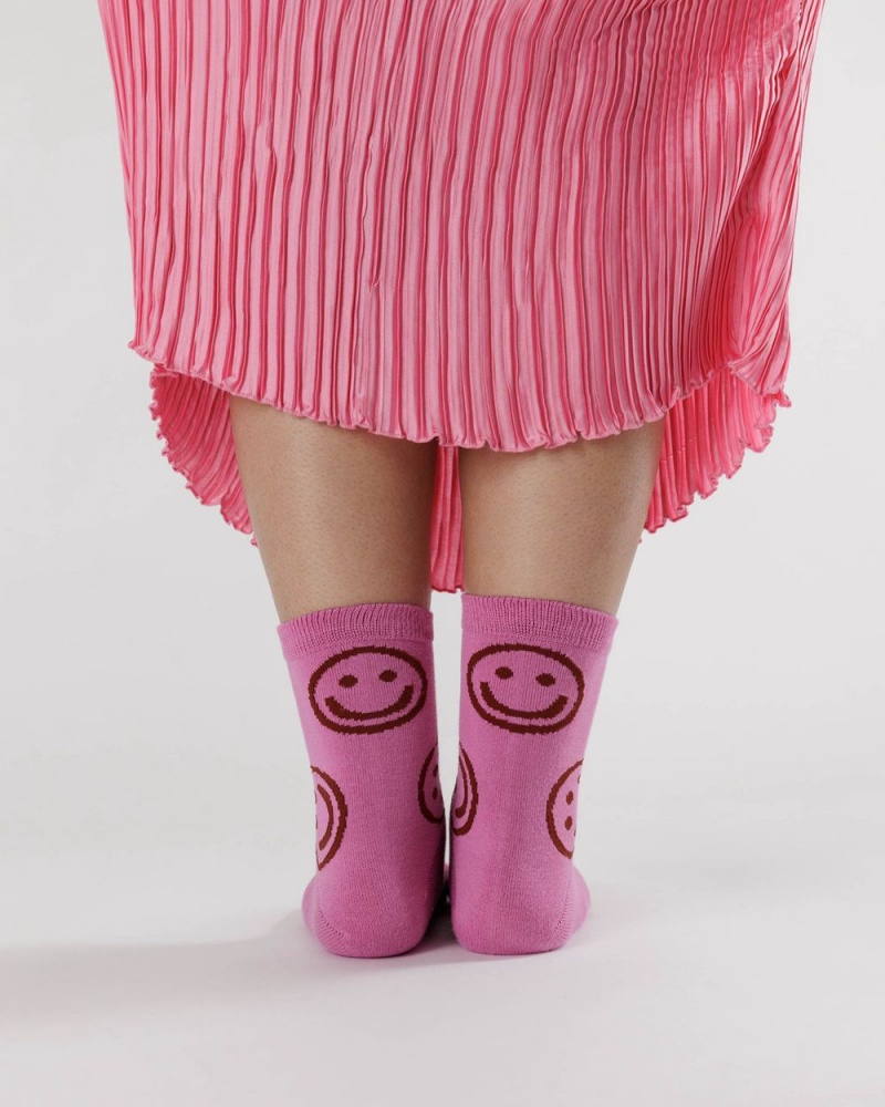 Calzini Baggu Crew Rosa | XNMWU0351