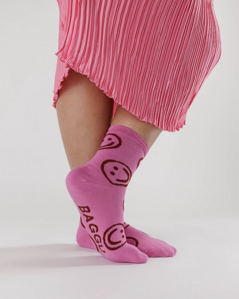 Calzini Baggu Crew Rosa | XNMWU0351