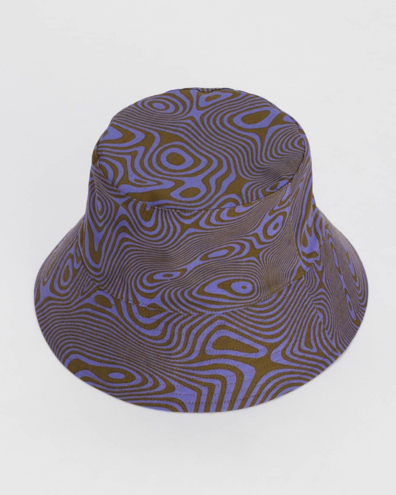 Cappelli Baggu Bucket Blu Marroni | MLKYO1940