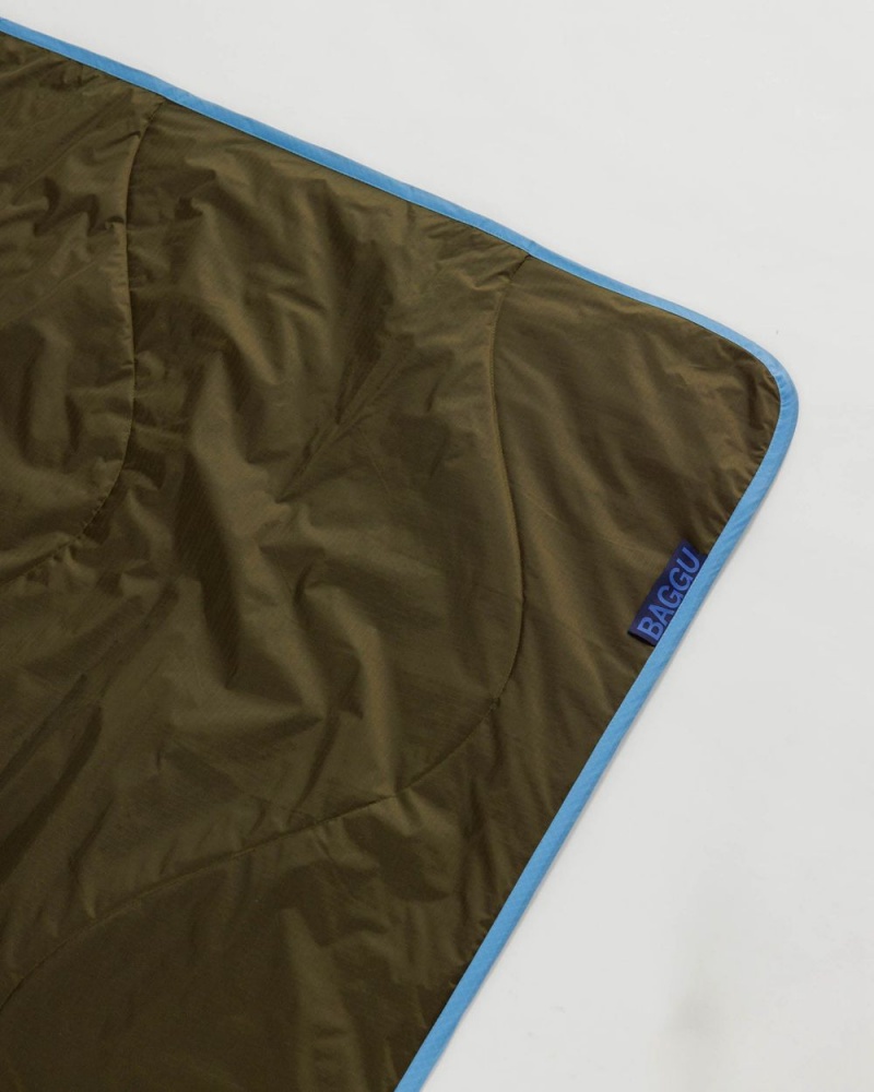 Coperta Baggu Puffy Picnic Verde Oliva | FVYRA0416