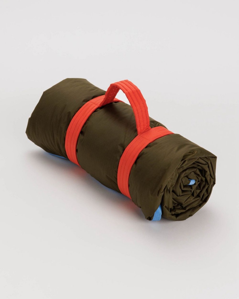 Coperta Baggu Puffy Picnic Verde Oliva | FVYRA0416